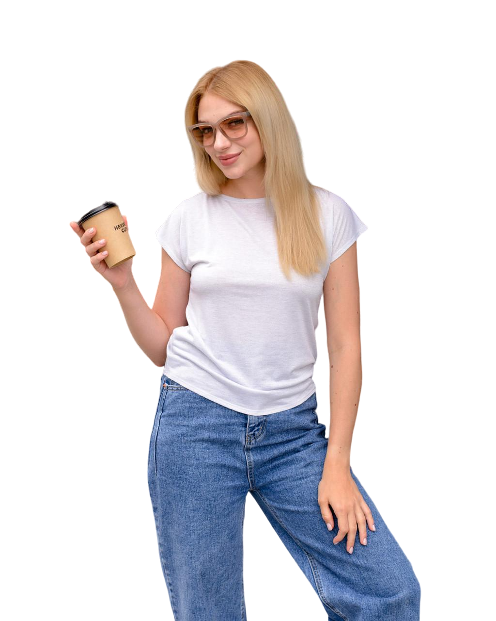 Блузка женская с люрексом 0087 XXXXL White