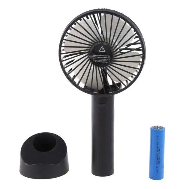 Вентилятор Mini fan XL-901 с подставкой и аккумулятором 18650 (9419)