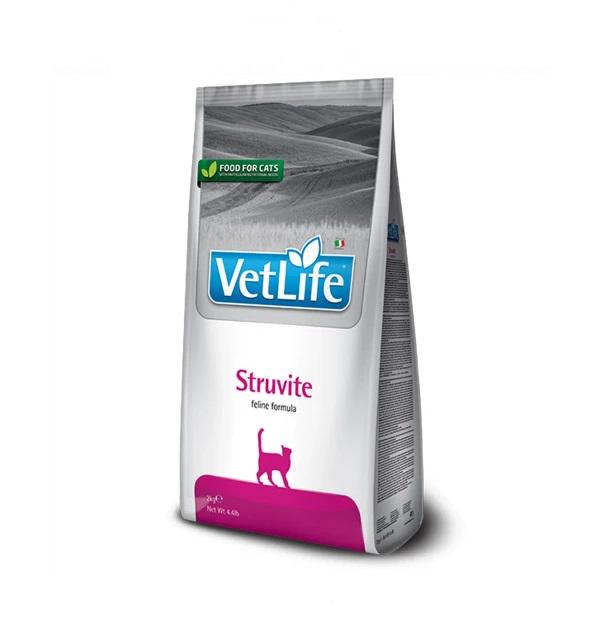 Корм сухой для кошек Farmina Vet Life Struvite диетическое питание для растворения струвитных уролитов 2 кг (8010276025319)