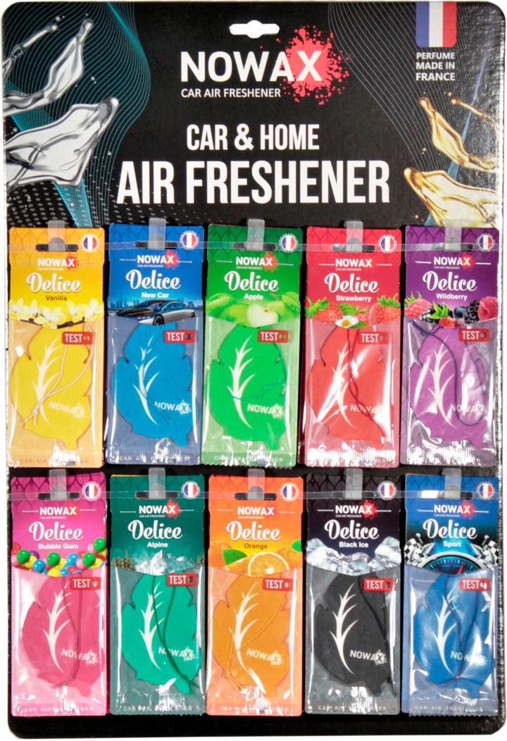 Ароматизатор для авто Nowax Delice на зеркало 50 шт. (NX00090)