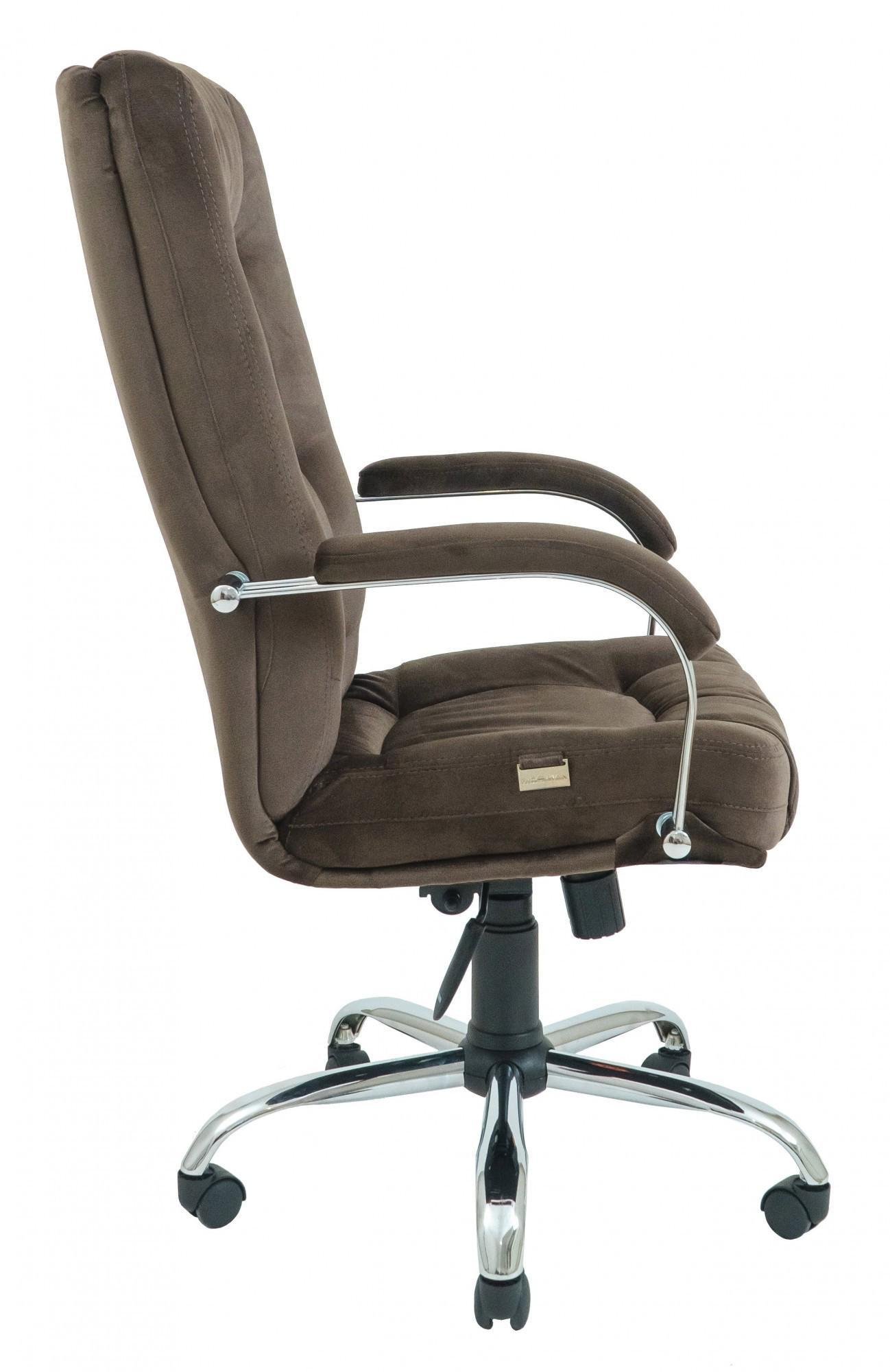 Кресло офисное компьютерное Alberto Фанкони 35 -Missoni 11 Хром М1 Tilt Коричневый - фото 3