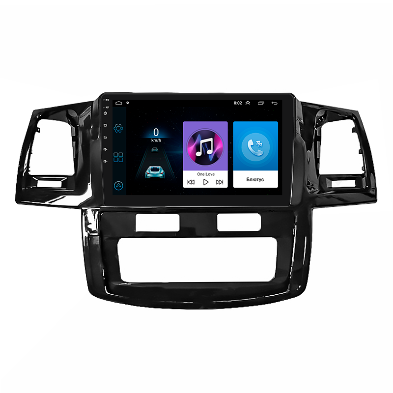 Магнитола штатная 9" Lesko для Toyota Hilux VII 2011-2015 1/16Gb/ Wi-Fi Optima