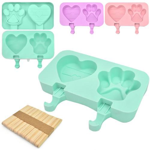 Форма для морозива Stenson Stamp силіконова 19,5x14,5x2,5 см (MH-4416) - фото 2 Форма для морозива Stenson Stamp силіконова 19,5x14,5x2,5 см (MH-4416) - фото 2