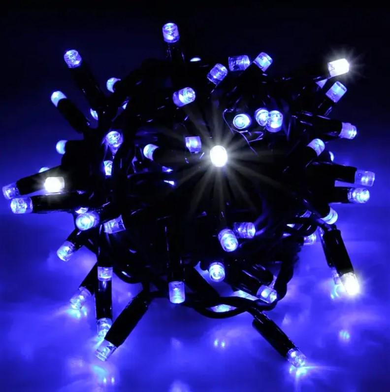 Гирлянда-нить уличная 100 led водонепроницаемая 10 м Синий (SZ-1431-020) Гирлянда-нить уличная 100 led водонепроницаемая 10 м Синий (SZ-1431-020)