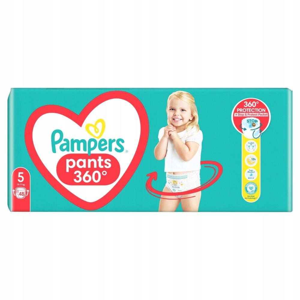 Подгузники-трусики Pampers Pants 12-17 кг р. 5 48 шт. (2503852630)