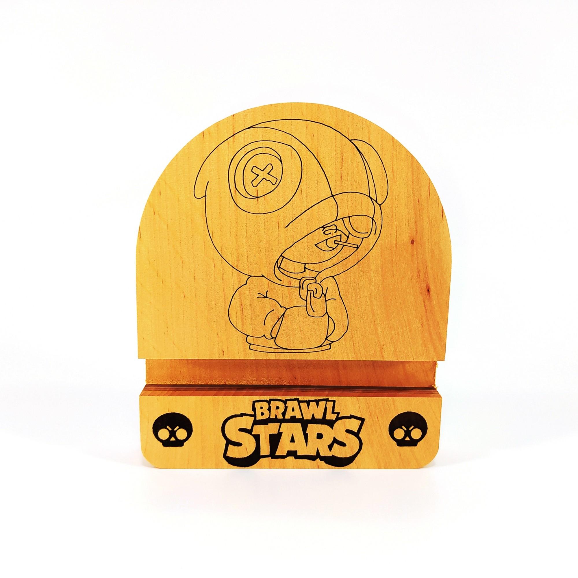 Подставка для телефона Майстерня містера Томаса Brawl Stars Леон 12х10 см