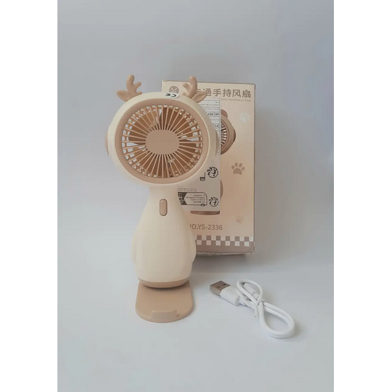 Вентилятор Fan ручний Бежевий (YS-2336B) - фото 10 Вентилятор Fan ручний Бежевий (YS-2336B) - фото 10