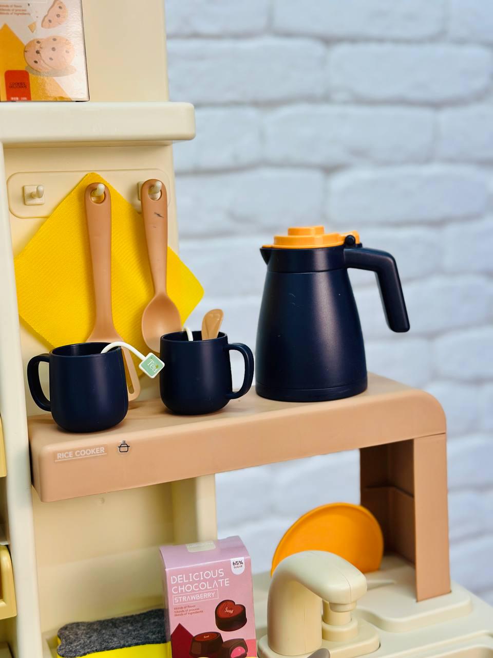 Большая кухня 93 см 88 пр. Бежевый (2370-1) - фото 5