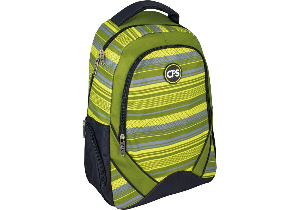 Рюкзак молодежный Cool For School 43x29x15 см 16-25 л Зеленый (CF86491)