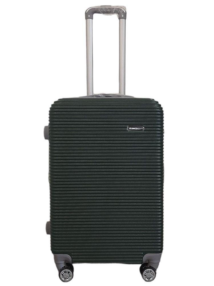 Чемодан дорожный средний Carbon 0508 M пластиковый Темно-зеленый Чемодан дорожный средний Carbon 0508 M пластиковый Темно-зеленый