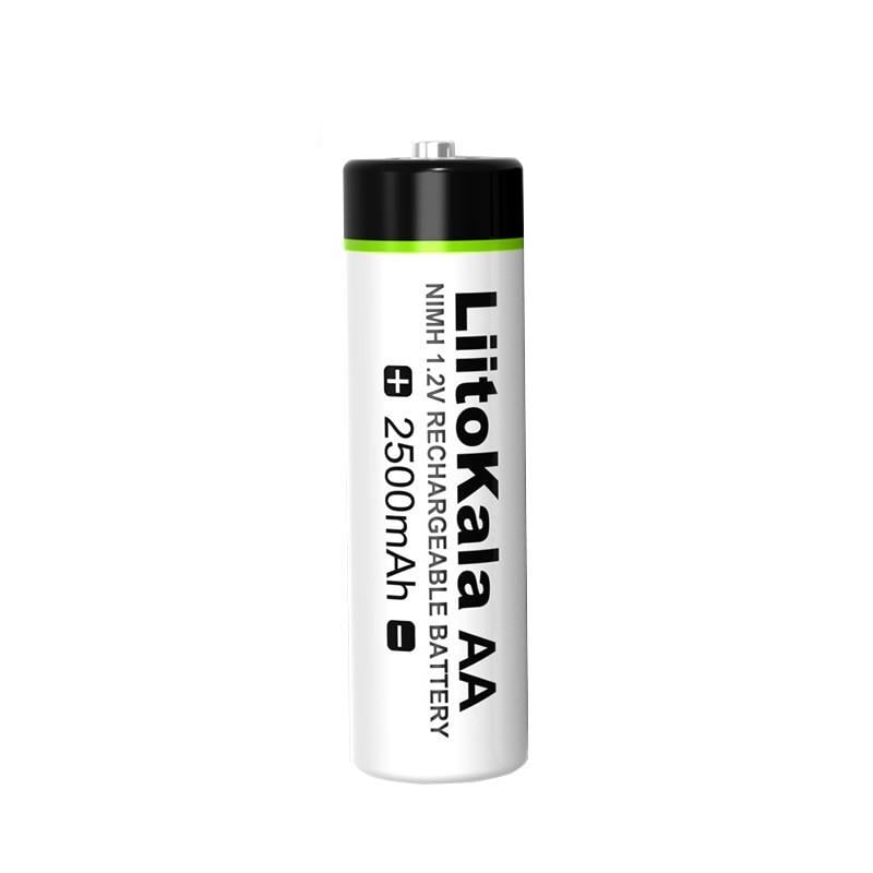 Батарейка аккумуляторная пальчиковая AA LiitoKala 2500mAh Ni-MH (2652473327) Батарейка аккумуляторная пальчиковая AA LiitoKala 2500mAh Ni-MH (2652473327)