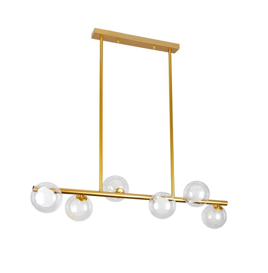 Люстра 761J2023-6 BRONZE+CLWH (2422752120)