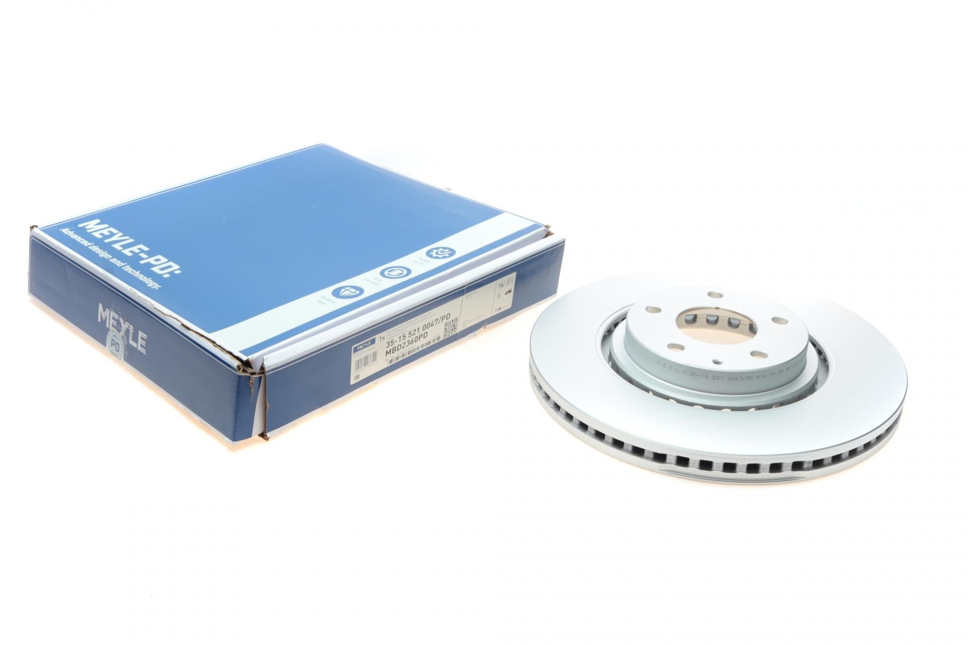 Тормозной диск передний MEYLE для Mazda 6/CX-5/CX-9 17-320x28 мм (35-15 521 0047/PD)