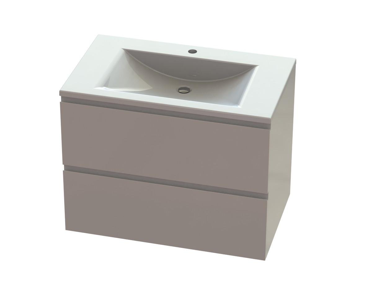 Тумба Элегия А100 с умывальником Орфей Белый глянец (1882346934)