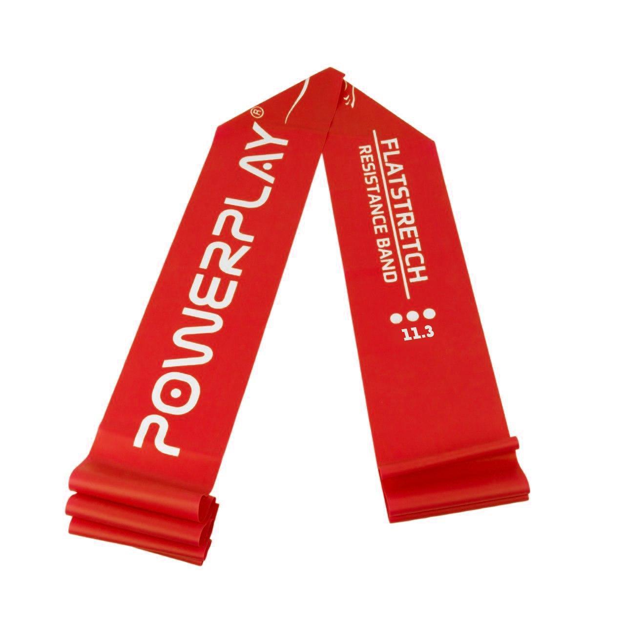 Лента-эспандер для фитнеса и реабилитации PowerPlay 4112 MediBand Heavy 11 кг 0,6 мм Красный (A-011809) - фото 3
