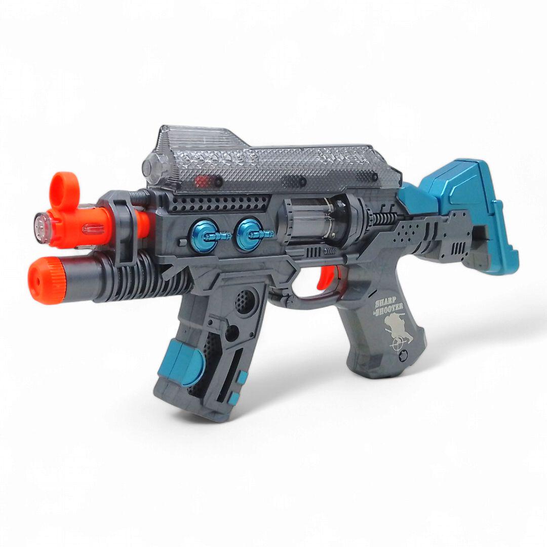 Детский автомат музыкальный Sharp shooter звук/свет Бирюзовый (252400)