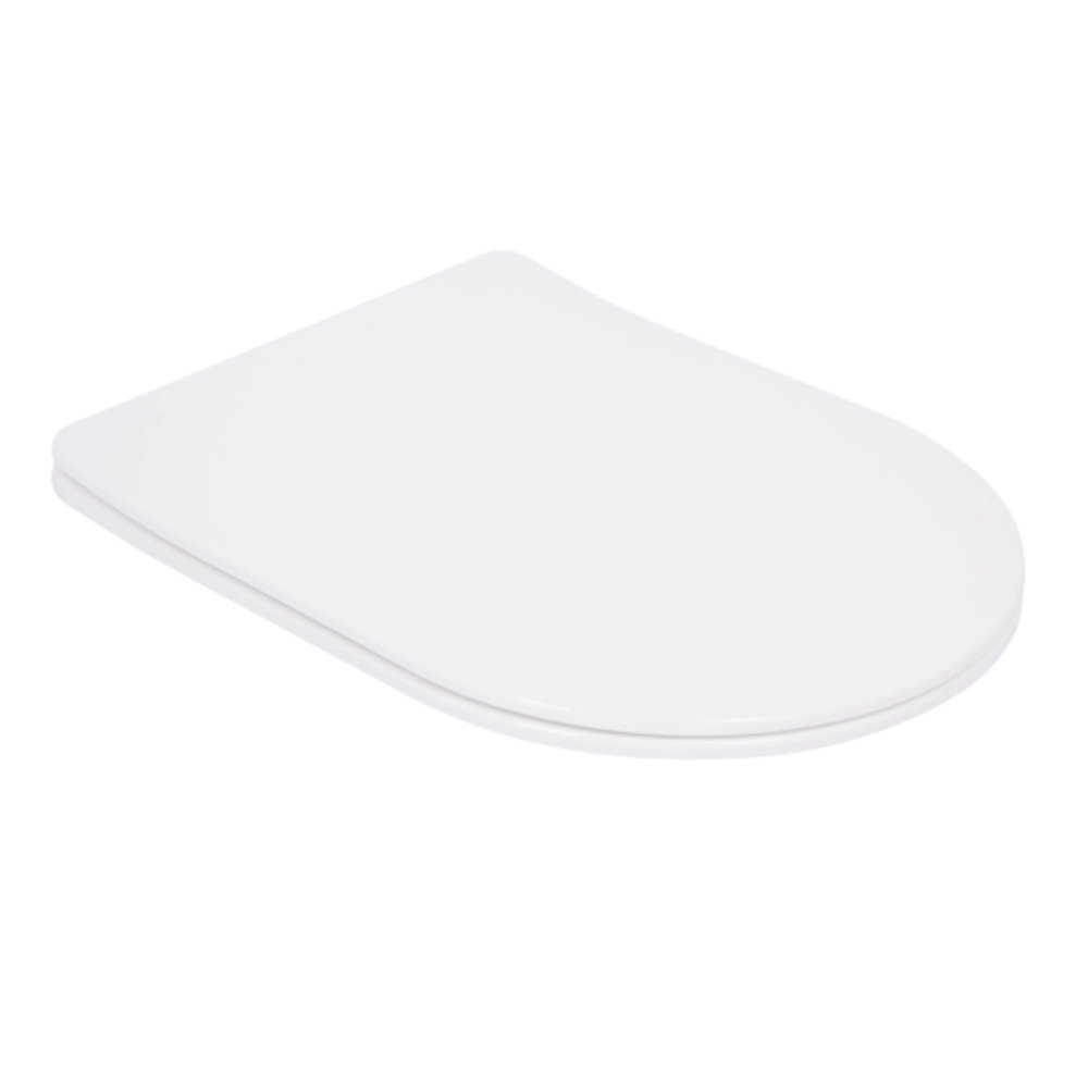Сиденье для унитаза Qtap Robin 520/660 Scorpio 520/660 с микролифтом Slim Duroplast Quick Release QTSC179W47351 460x362x50 мм White (SD00053475)