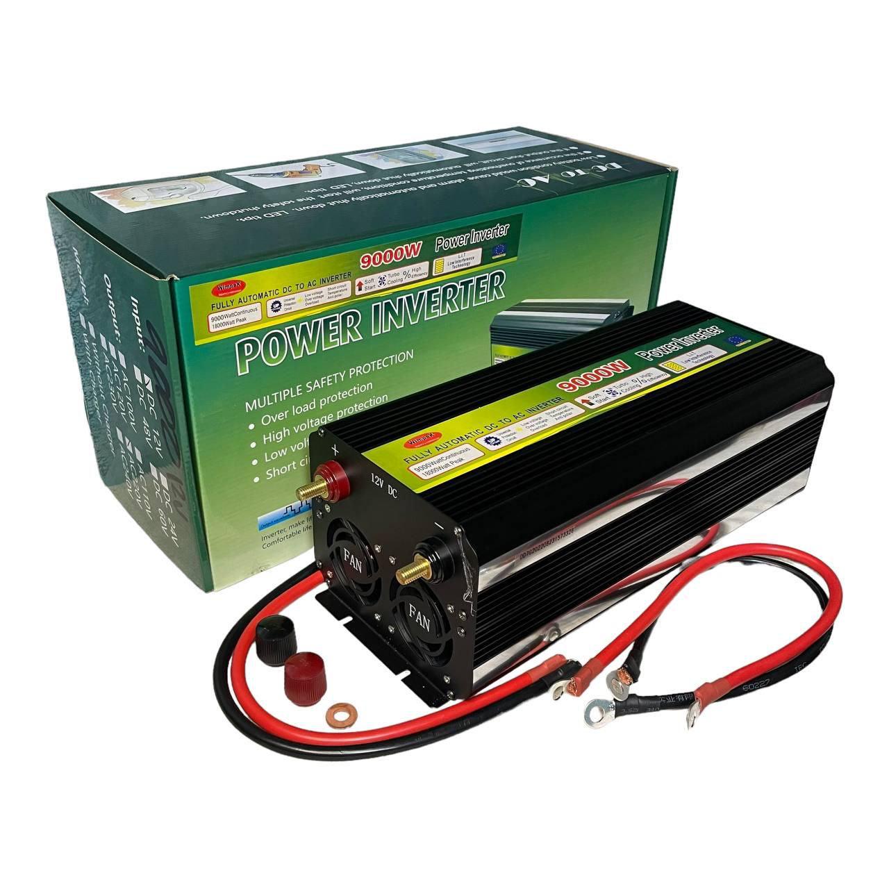 Автомобільний інвертор Wimpex 9000W 12V-220V (12360223) - фото 4