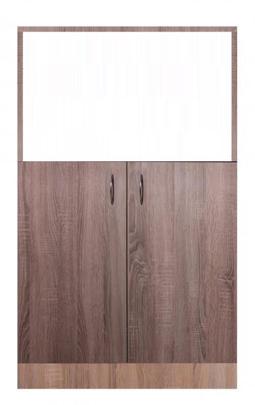 Тумба двухдверная МАКСИ-МЕбель без ящиков с отделом под МВ печь без столешницы 0,6 (10966)