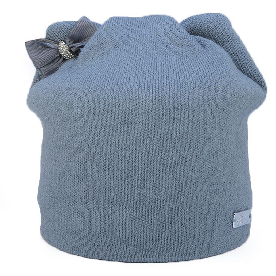 Шапка женская Lirus Ушки зимняя с ушками на флисовой подкладке с бантом-брошю OneSize Серый (43492) Шапка женская Lirus Ушки зимняя с ушками на флисовой подкладке с бантом-брошю OneSize Серый (43492)