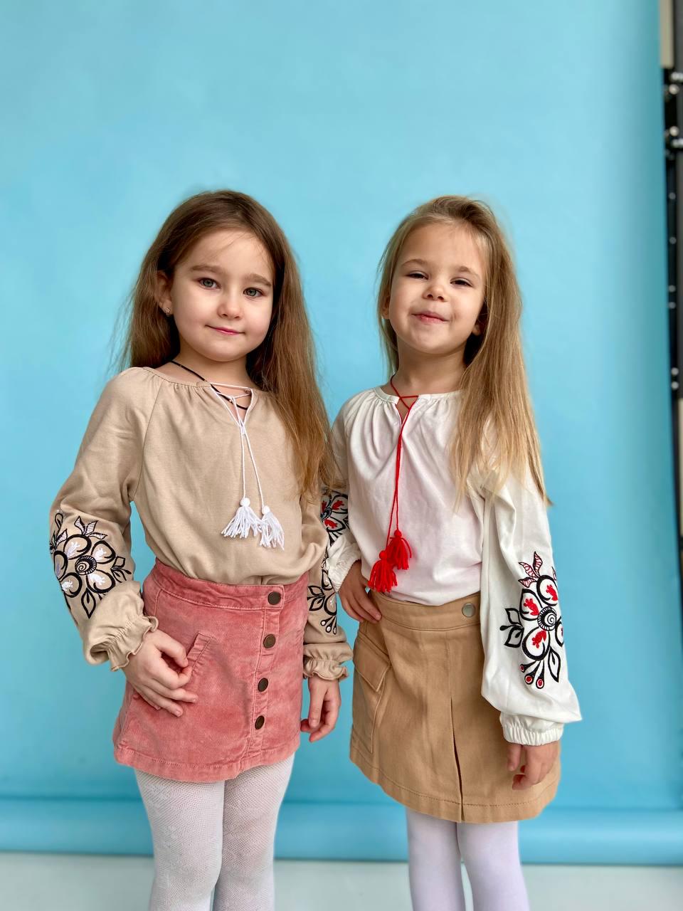 Блуза-вышиванка для девочки 122 см (4224/122) - фото 5 Блуза-вышиванка для девочки 122 см (4224/122) - фото 5