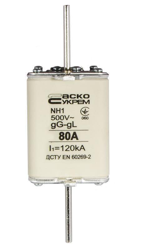 Предохранитель ножной АСКО-УКРЕМ с плавкой вставкой NH 1 80A gG (A0050010027)