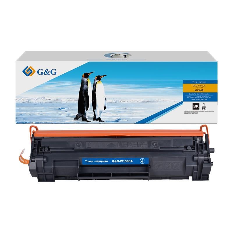 Тонер G&G W1500A совместим с HP Laser 150A M111a/w M141a/w 975 страниц Black (620525) - фото 2 Тонер G&G W1500A совместим с HP Laser 150A M111a/w M141a/w 975 страниц Black (620525) - фото 2