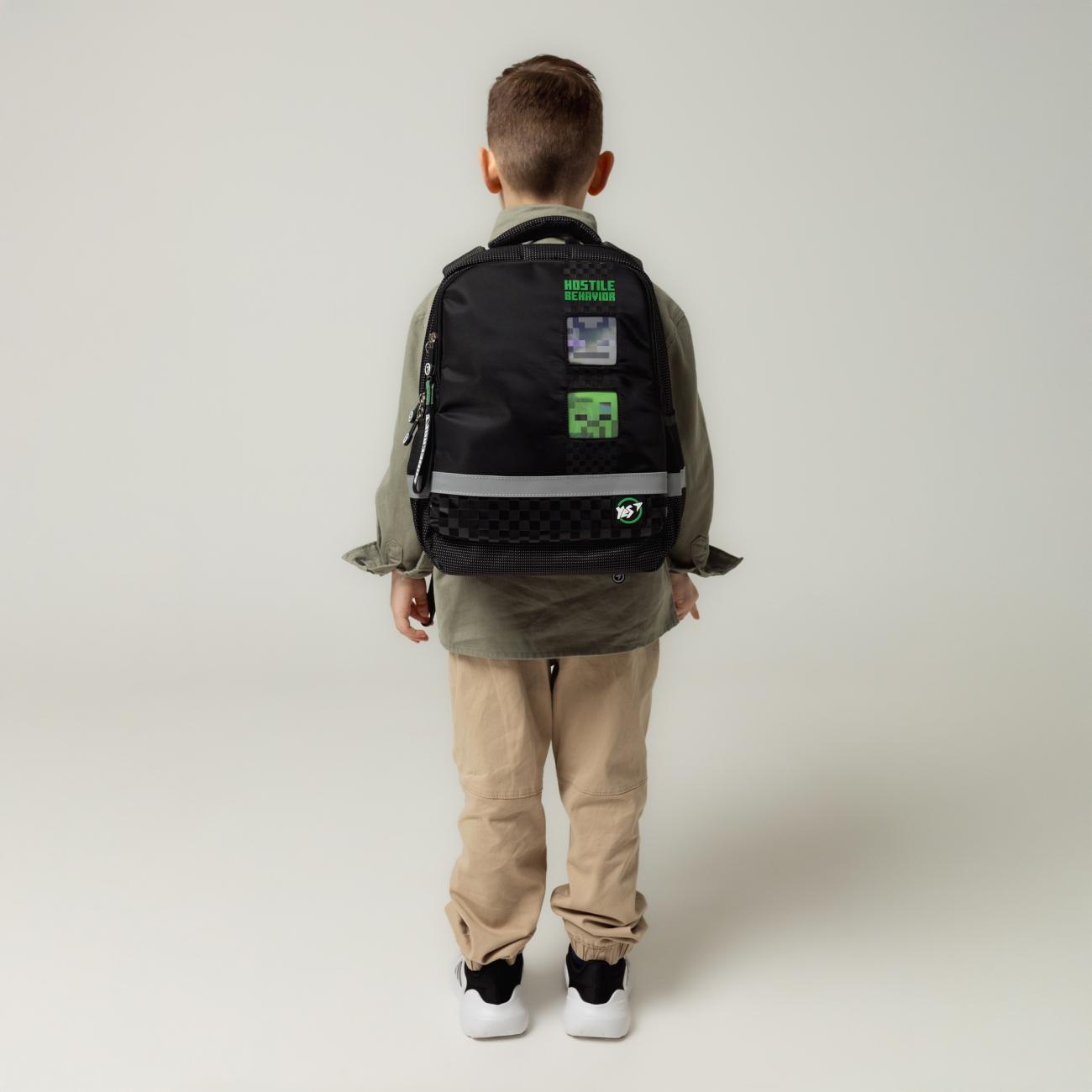 Шкільний рюкзак з чохлом від дощу YES Minecraft Game S-52 Ergo (559892/995082) - фото 5 Шкільний рюкзак з чохлом від дощу YES Minecraft Game S-52 Ergo (559892/995082) - фото 5