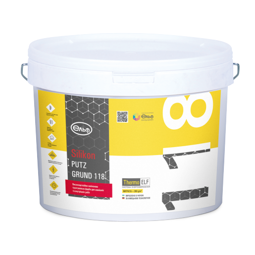 Фарба ґрунтувальна силіконова Elf Silikon-PutzGrund 118 7,5 кг (2784155411)