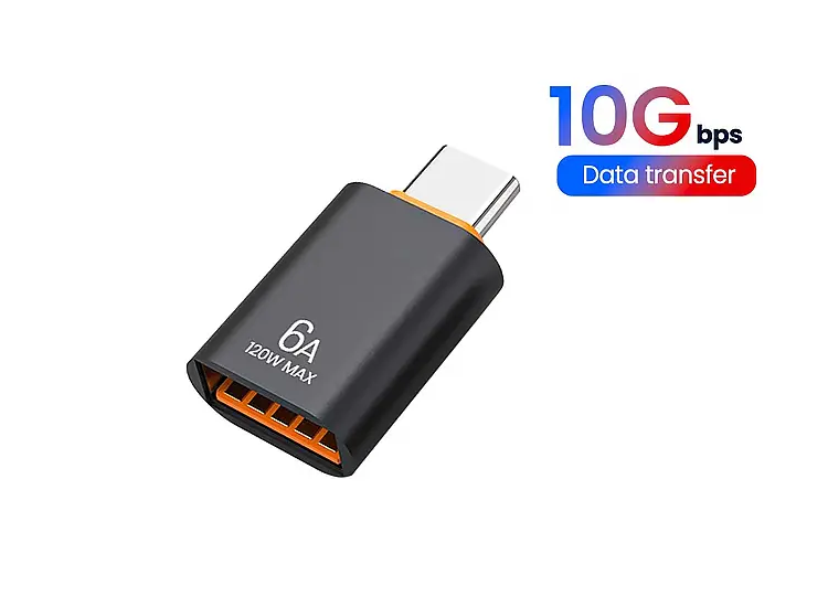 Переходник USB-A Male на USB-C Female для смартфона - фото 4