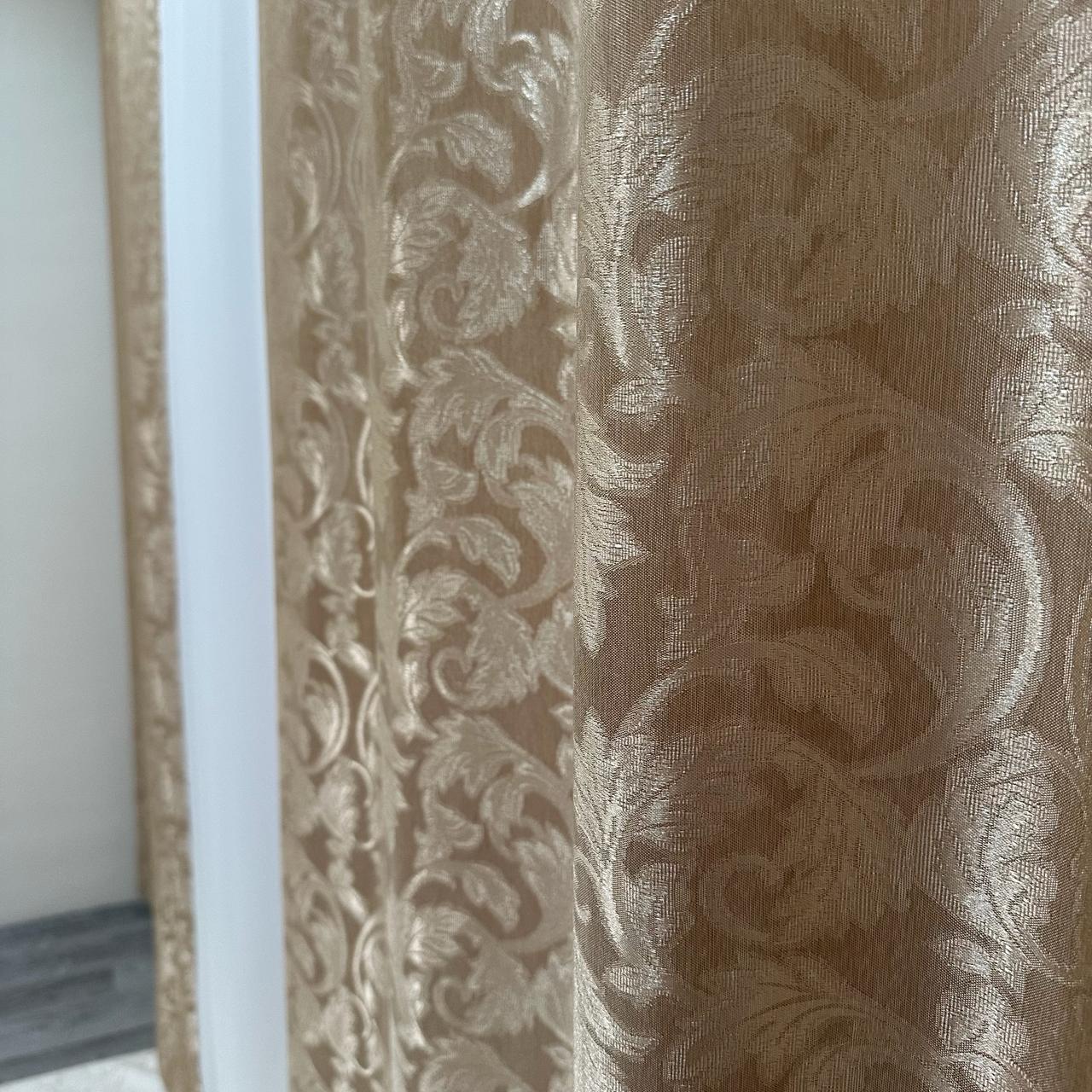 Штори Севілья жаккардові 1,5 х2, 7 м 2 шт. Бежевий (28740421) - фото 10 Штори Севілья жаккардові 1,5 х2, 7 м 2 шт. Бежевий (28740421) - фото 10