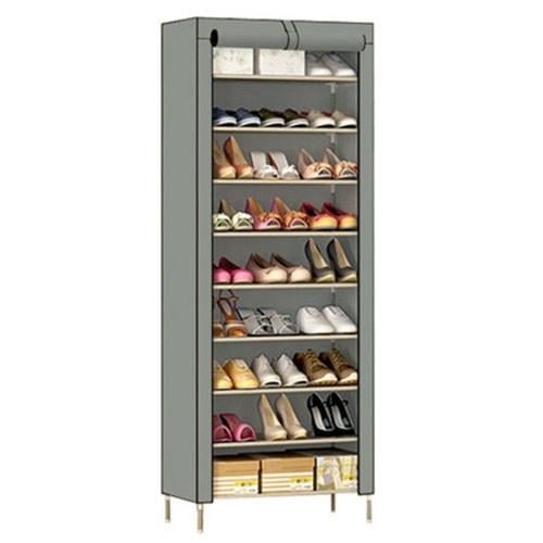 Стелаж для зберігання взуття Shoe Cabinet 160x60х30 см Сірий - фото 1