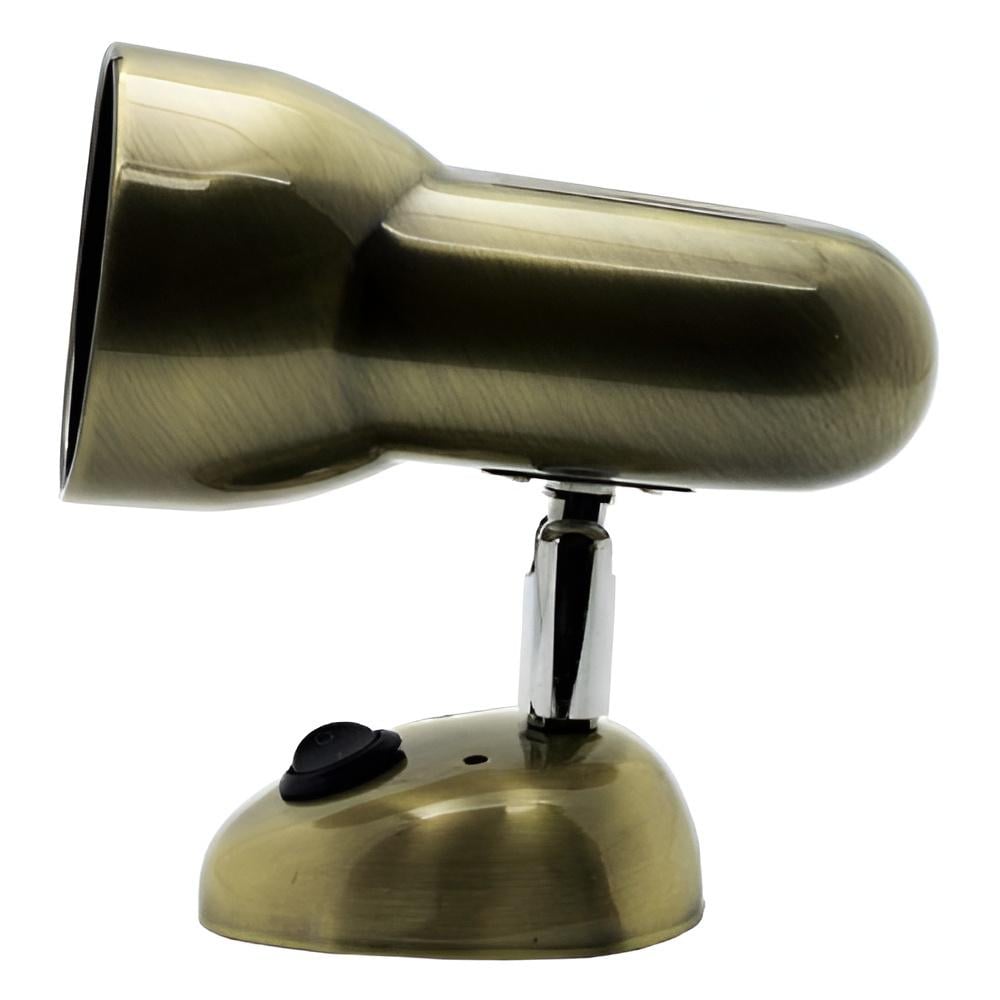 Спот Lemanso ST192/1 75W R63 E27 металл с выключателем Античное золото (12415)