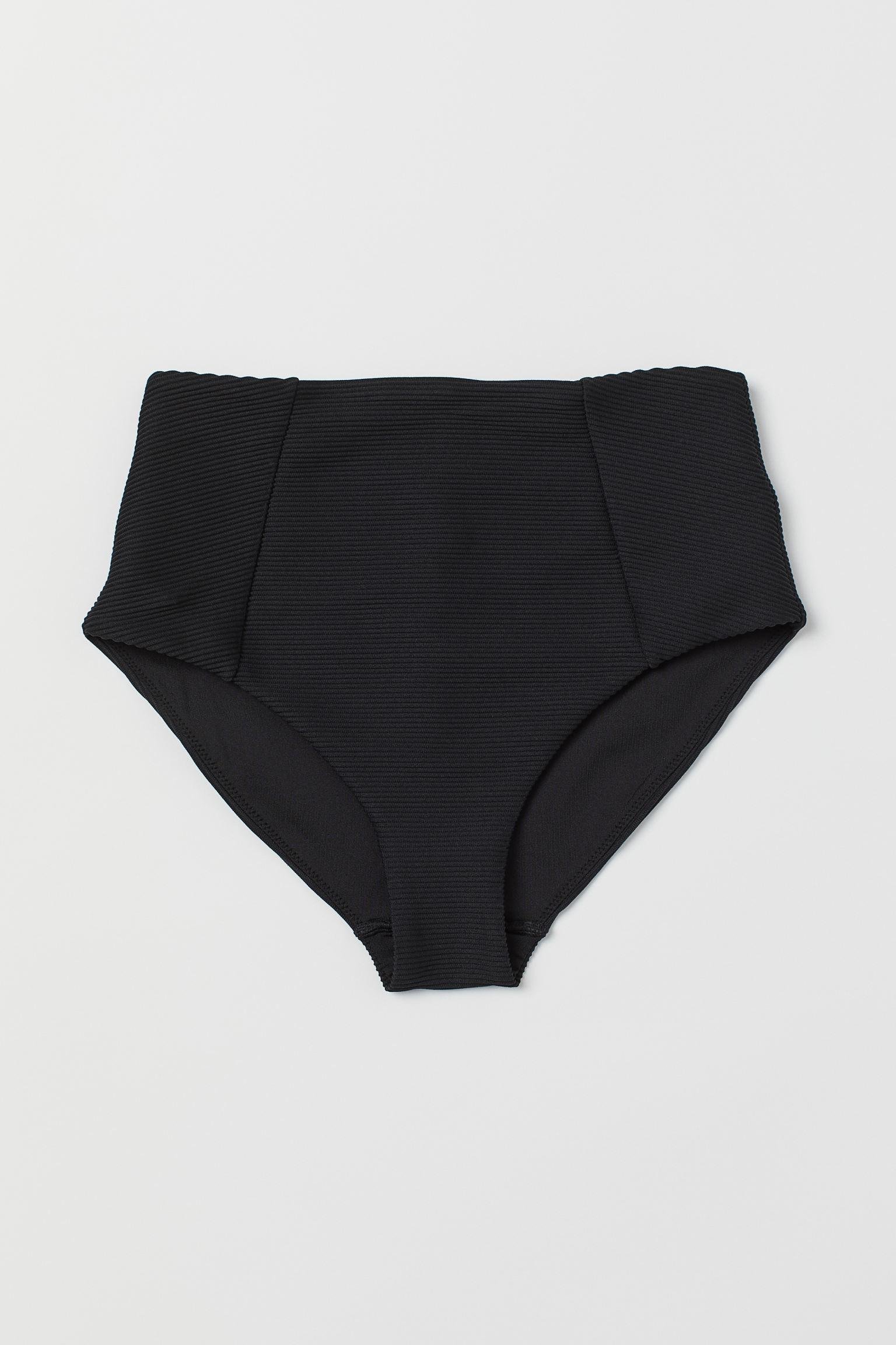 Трусики купальные H&M Рубчик р. 46 Черный (10026008861)