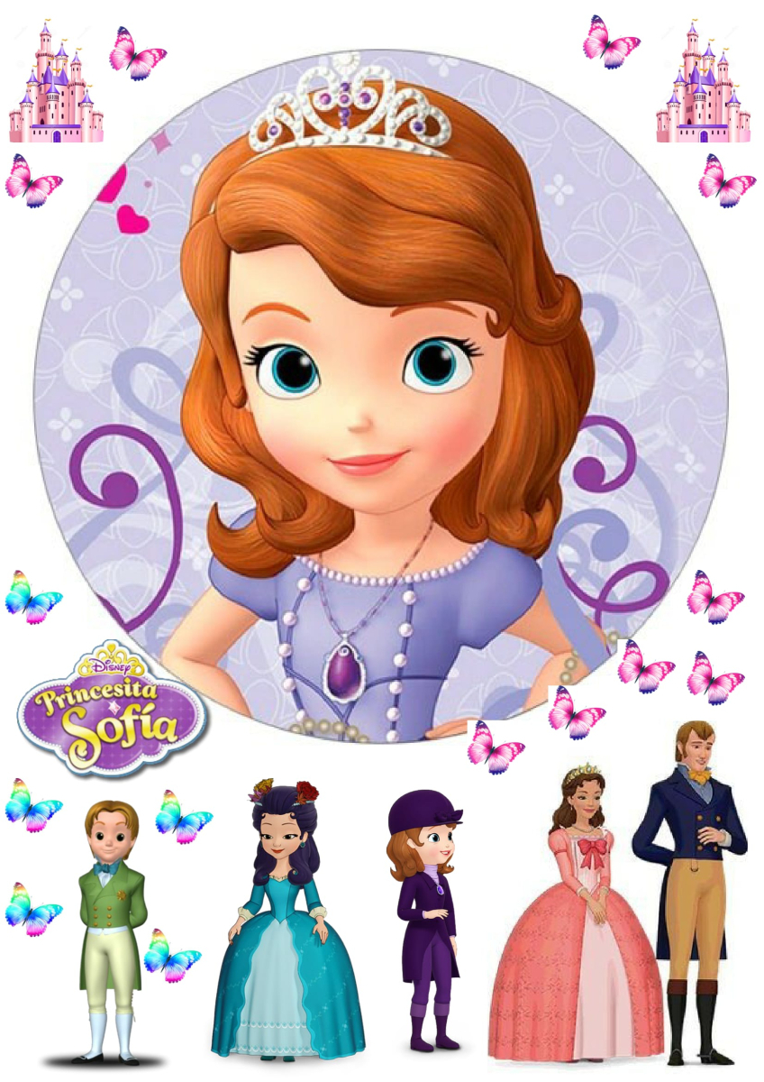 Картинка на торт вафельная София Прекрасная 10 (14758) Картинка на торт вафельная София Прекрасная 10 (14758)