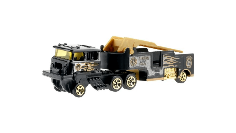 Грузовик-трейлер Hot Wheels Firehouse Fueler (HFC96/BFM60) Грузовик-трейлер Hot Wheels Firehouse Fueler (HFC96/BFM60)