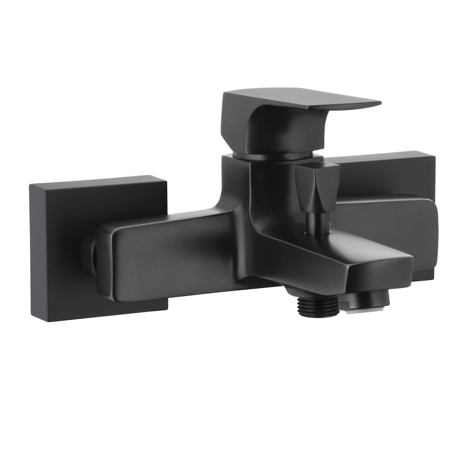 Смеситель для ванны KFA Armatura Mokait настенный Черный матовый (5534-010-81)