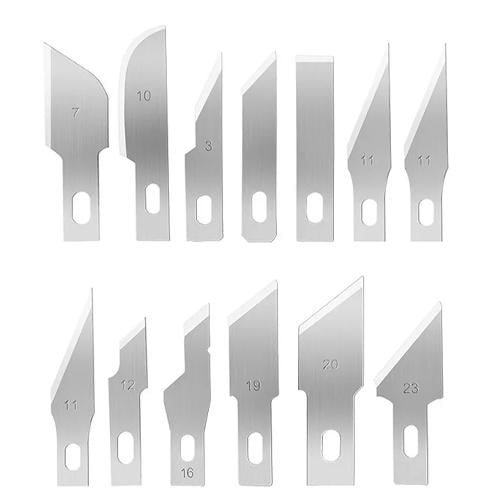 Нож для точной резки дерева/кожи/пленки/бумаги с 13 сменными лезвиями (1702) - фото 3 Нож для точной резки дерева/кожи/пленки/бумаги с 13 сменными лезвиями (1702) - фото 3