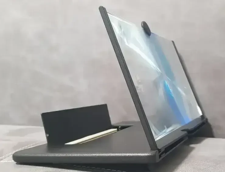 Подставка для телефона увеличительная складная 3D-экран 12" с 3D-эффектом Черный (8022) - фото 5 Подставка для телефона увеличительная складная 3D-экран 12" с 3D-эффектом Черный (8022) - фото 5