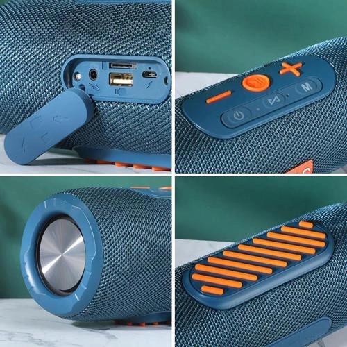 Колонка портативна Bluetooth TG341 зі шнурком Синій - фото 14 Колонка портативна Bluetooth TG341 зі шнурком Синій - фото 14