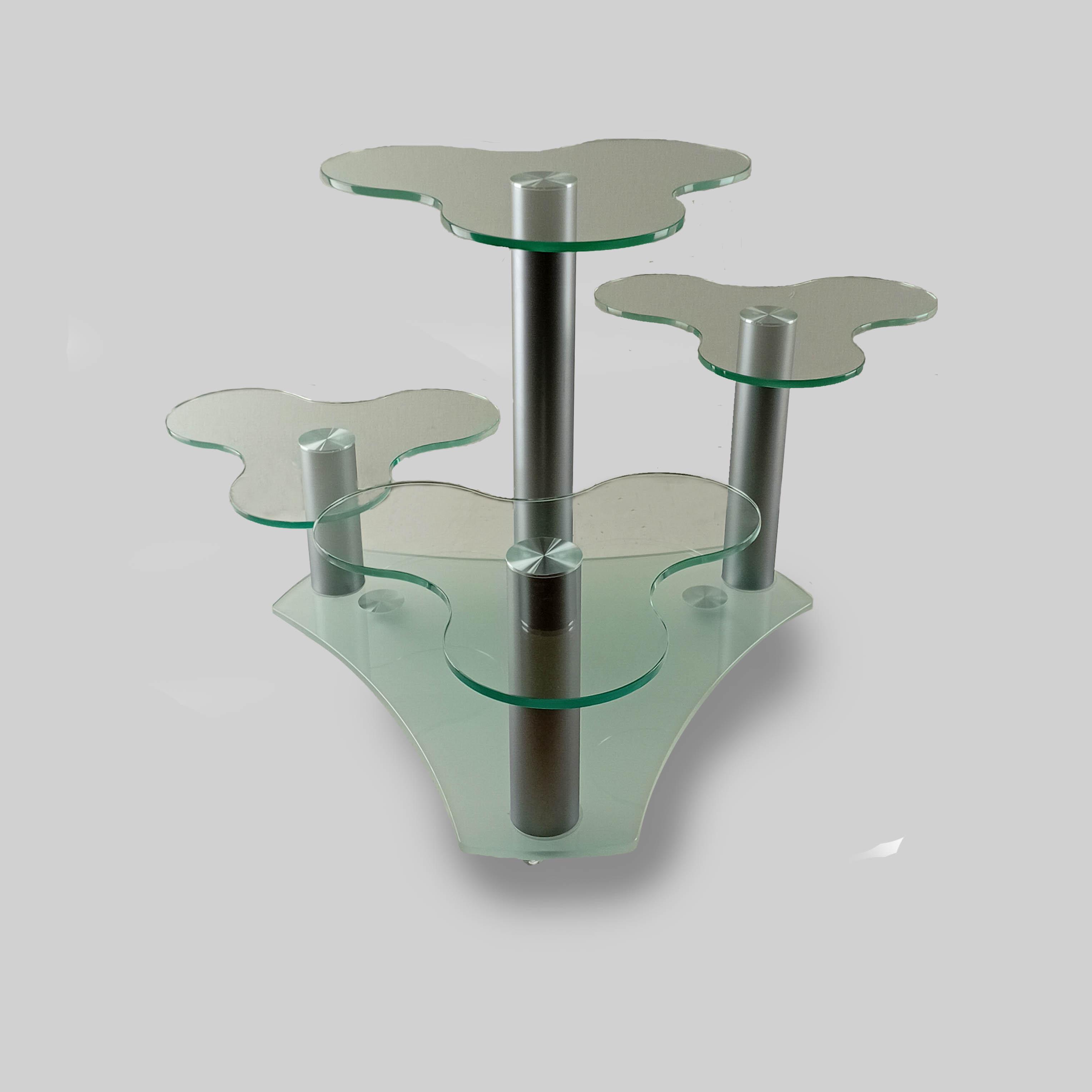 Подставка для цветов Commus Каскад Т ccccs-alm60 стеклянная на силиконовых колесиках 585х500х550 мм (233470076)