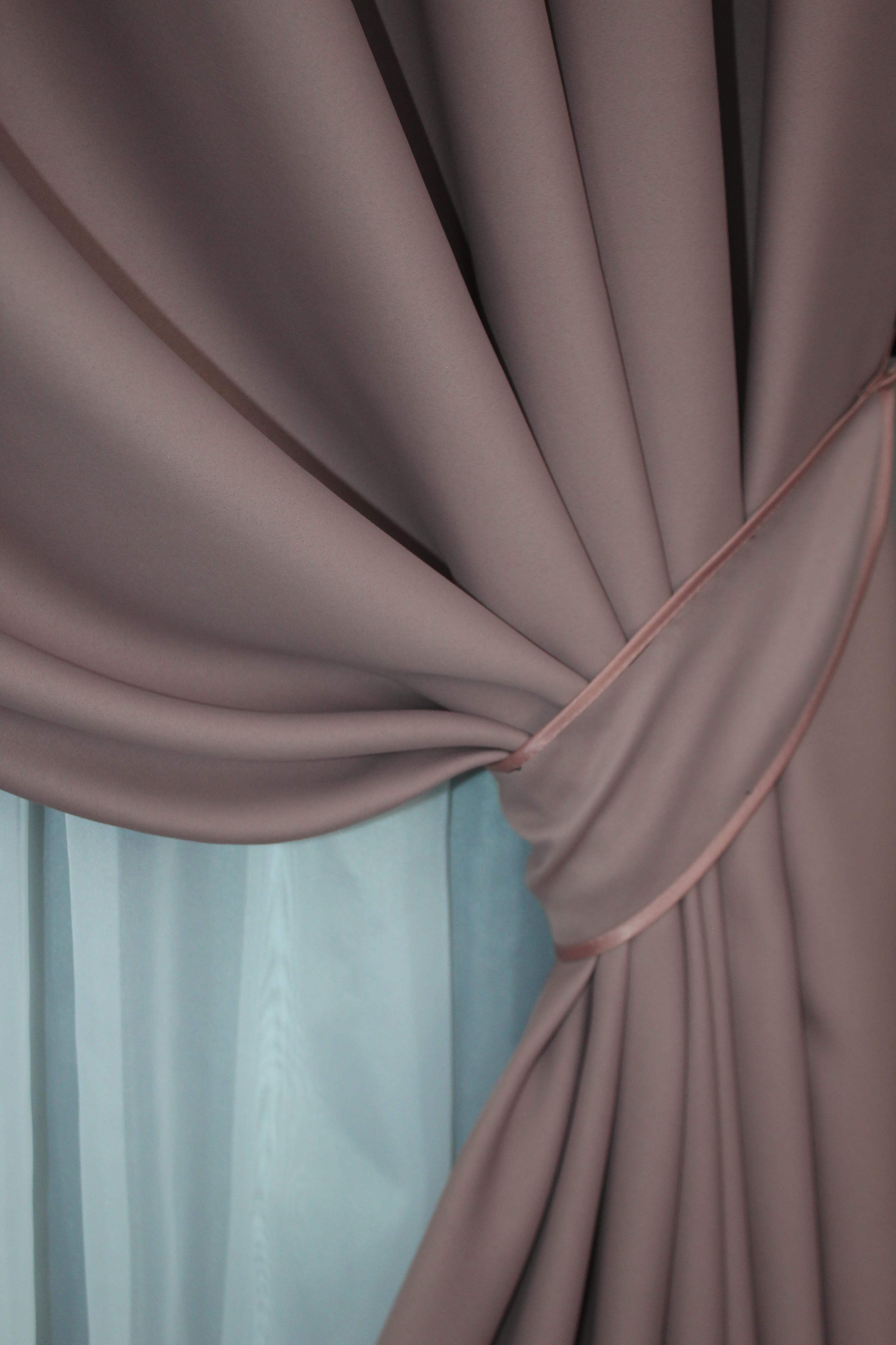 Комплект штор на люверсах VR-Textil Блэкаут Bagema Rvs № 1245ш 150х250 см 2 шт. Пудровый (37-0018) - фото 5 Комплект штор на люверсах VR-Textil Блэкаут Bagema Rvs № 1245ш 150х250 см 2 шт. Пудровый (37-0018) - фото 5