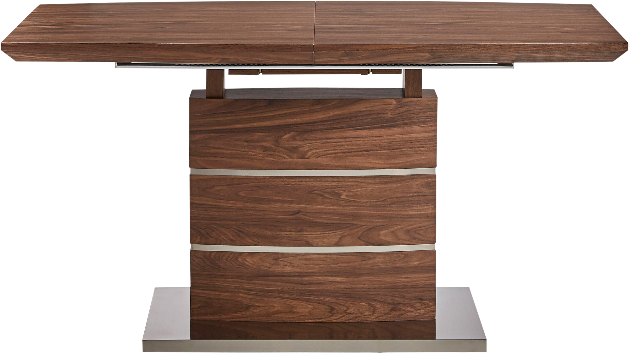 Стіл обідній розкладний GT K-6112 140-180x80x76 см Walnut - фото 3