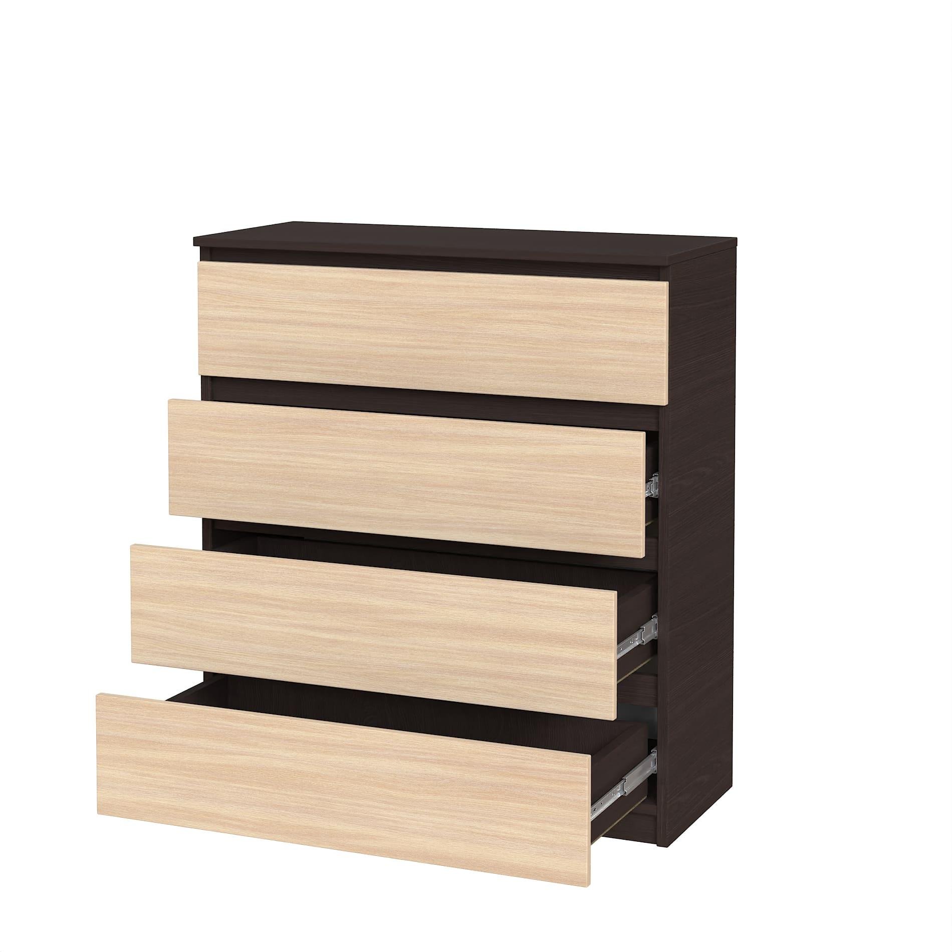 Комод Мастер Форм Брайт ДСП 900х376х950 мм Венге/Дуб молочный (08376) - фото 2 Комод Мастер Форм Брайт ДСП 900х376х950 мм Венге/Дуб молочный (08376) - фото 2