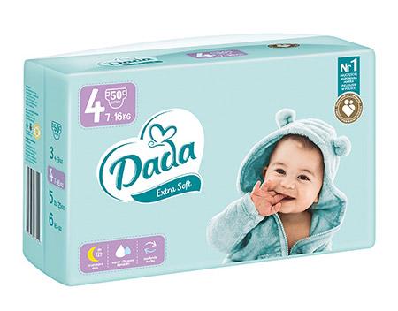 Підгузки Dada Extra Soft 4 Maxi 7-18 кг 50 шт. (DS4-50) - фото 1