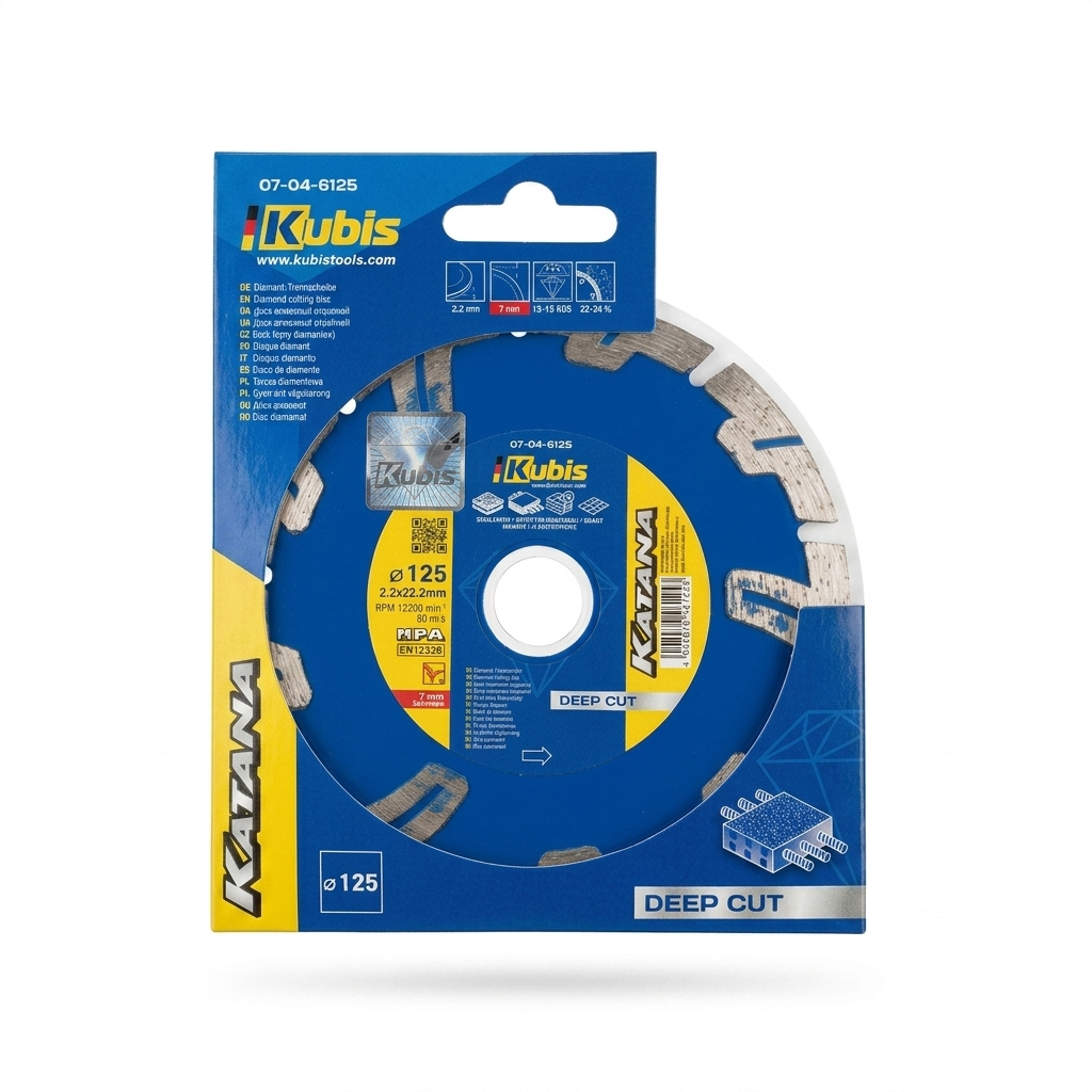 Круг алмазный отрезной Kubis DEEP CUT 125 мм (07-04-6125)