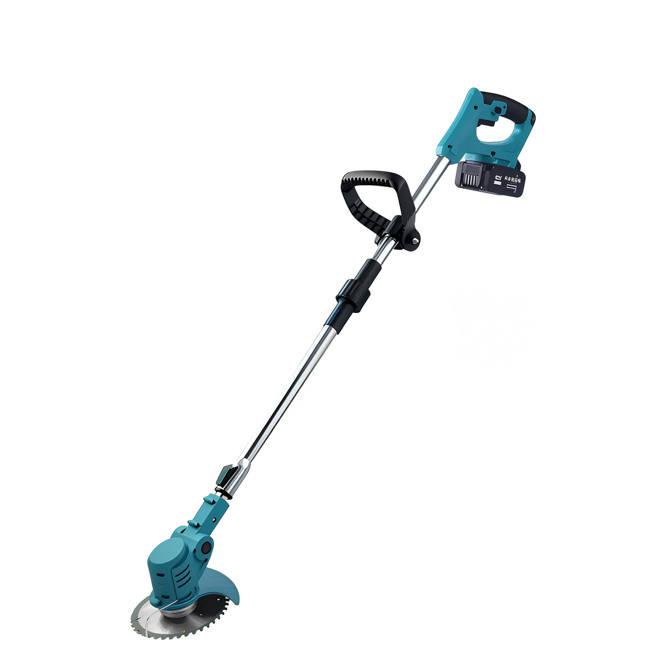 Газонокосилка-триммер аккумуляторная ручная для травы 2 АКБ