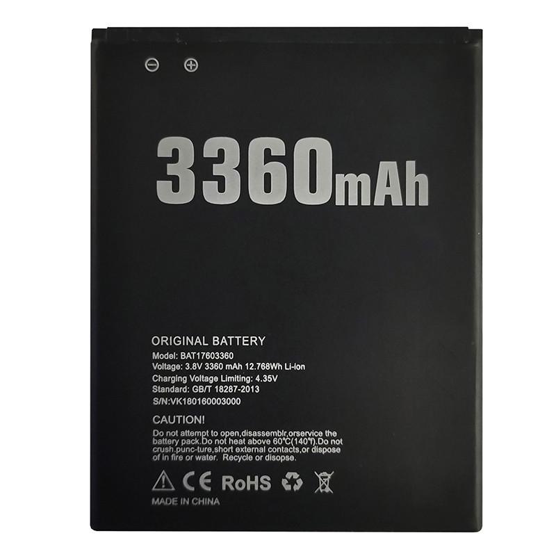 Акумулятор DooGee X10 BAT17603360 3360 mAh - фото 2