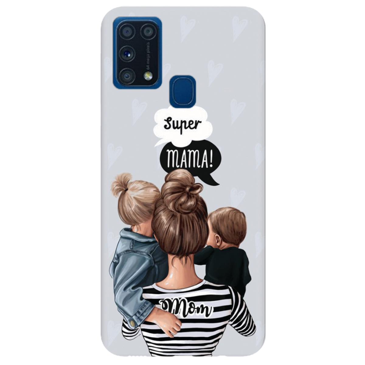 Силіконовий чохол Zorrov для Samsung Galaxy M31 - Super Mama (14190040264118250)