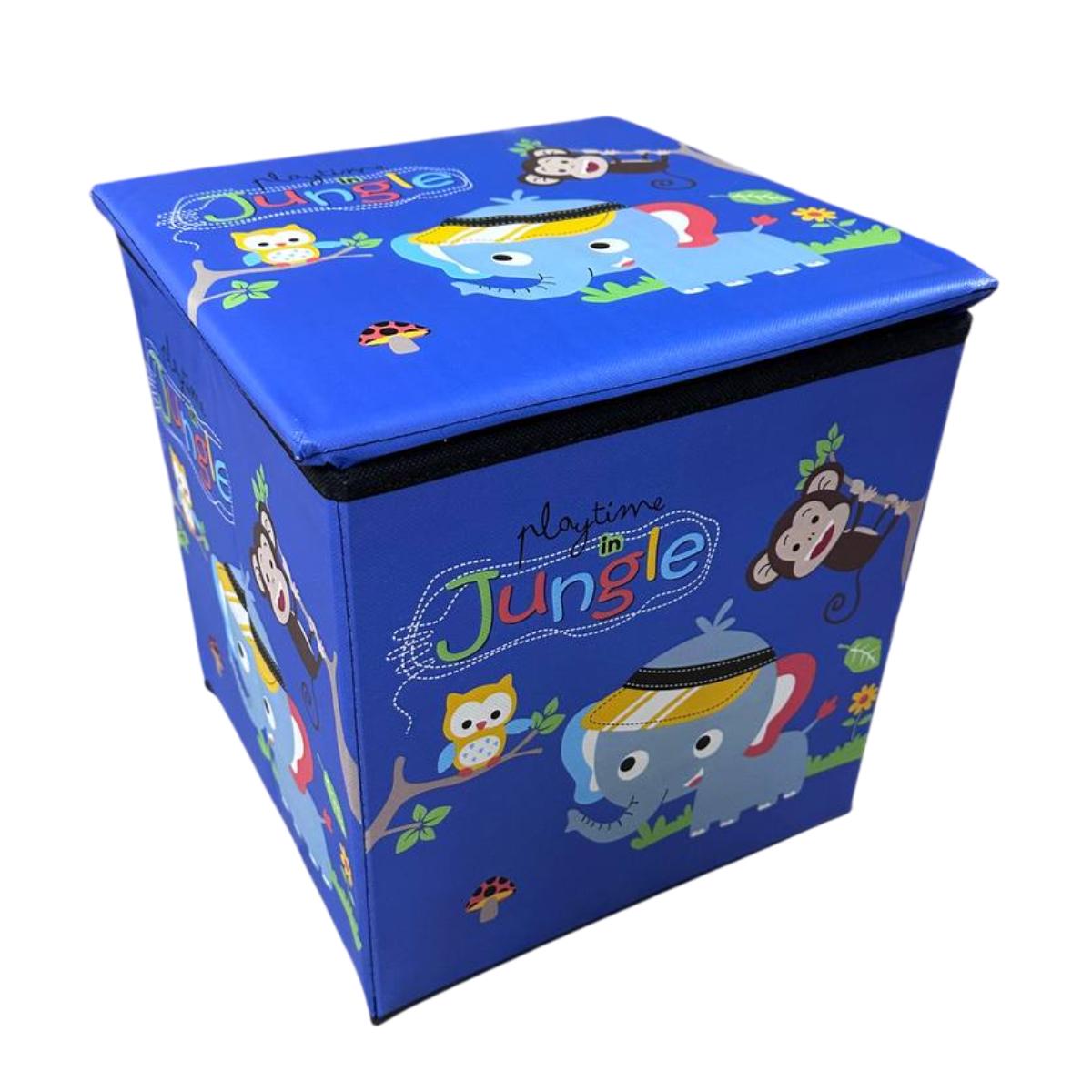 Коробка-пуф Pouf Box для зберігання іграшок/речей 30х30х30 см (R33429) - фото 2